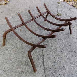Wrought Iron Fireplace Grate - Sturdy!